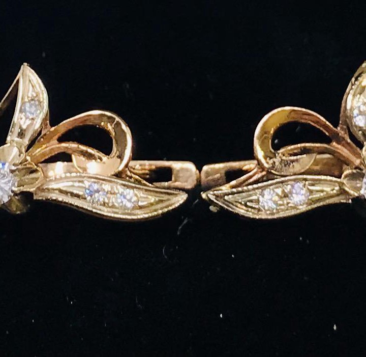 Серьги золото