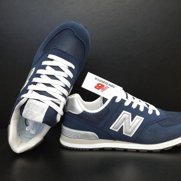 Кроссовки NB 41-46 артикул 20 голубые