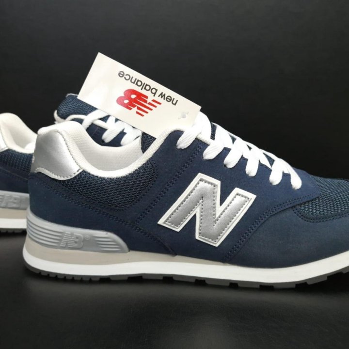 Кроссовки NB 41-46 артикул 20 голубые