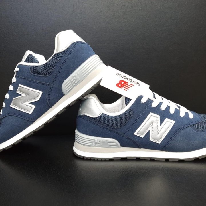 Кроссовки NB 41-46 артикул 20 голубые