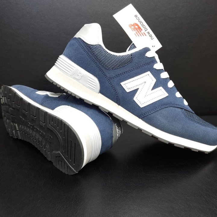 Кроссовки NB 41-46 артикул 20 голубые