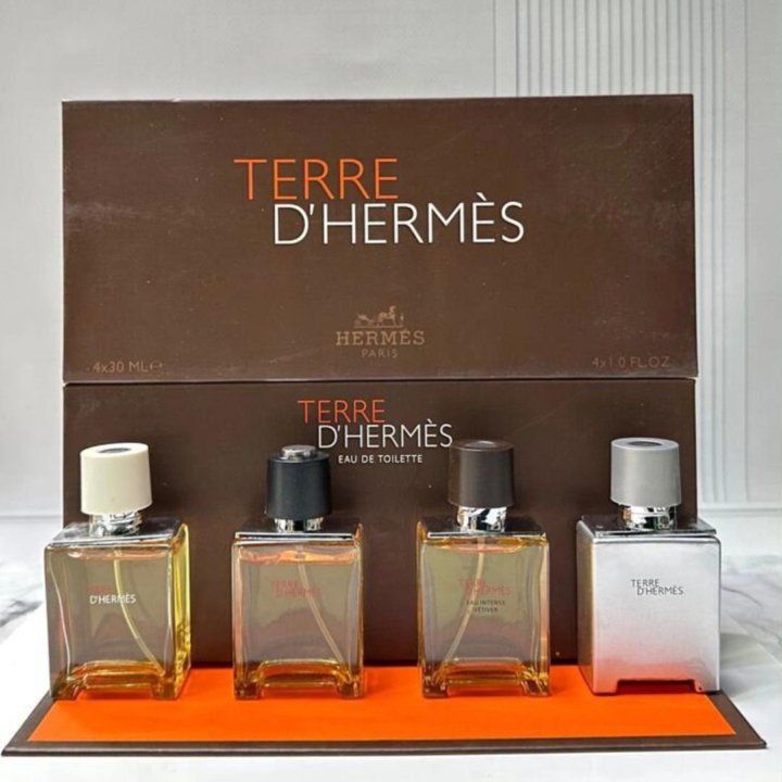 Парфюмерный набор Hermes terre D'hermes 4x30мл