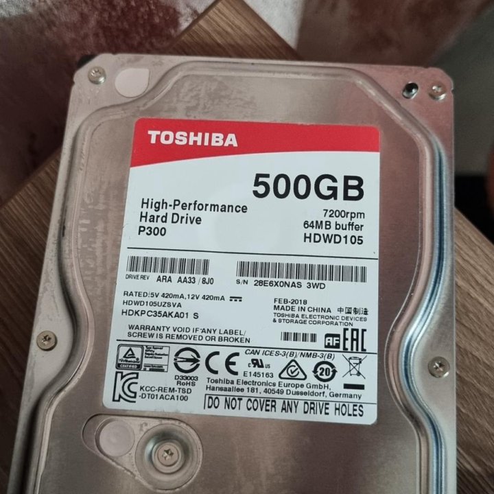 Hdd 500 gb TOSHIBA