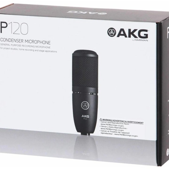 Микрофон проводной AKG P120, разъем: XLR