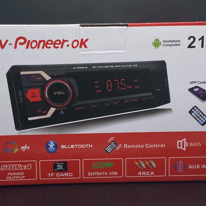 Автомагнитолы 1din Pioneer/Podofo