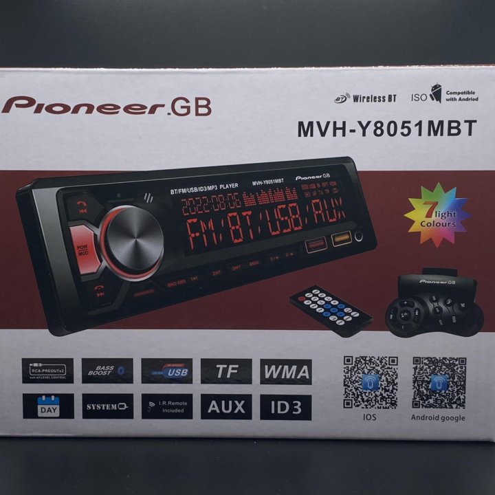 Автомагнитолы 1din Pioneer/Podofo