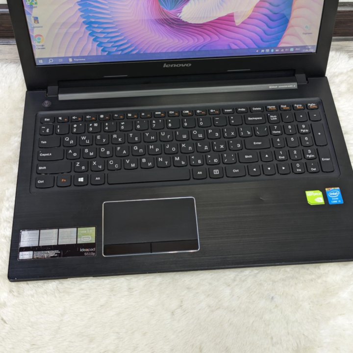 Lenovo / i3-4010U / GT720M /8GB /SSD+HDD /алюминий