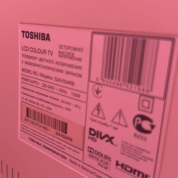 Телевизор TOSHIBA