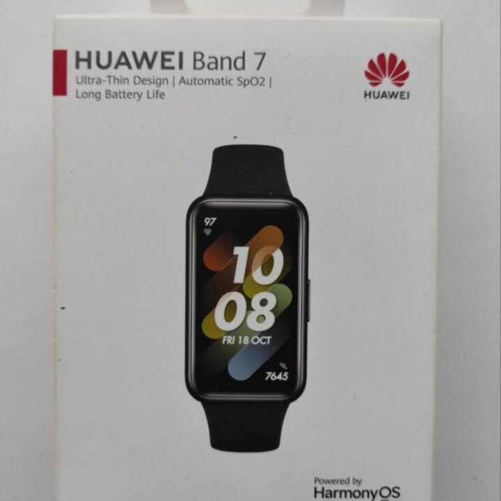 Huawei band 7+ ремешок navy blue (оригинал)