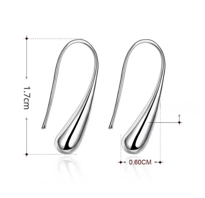 Серьги с цирконом