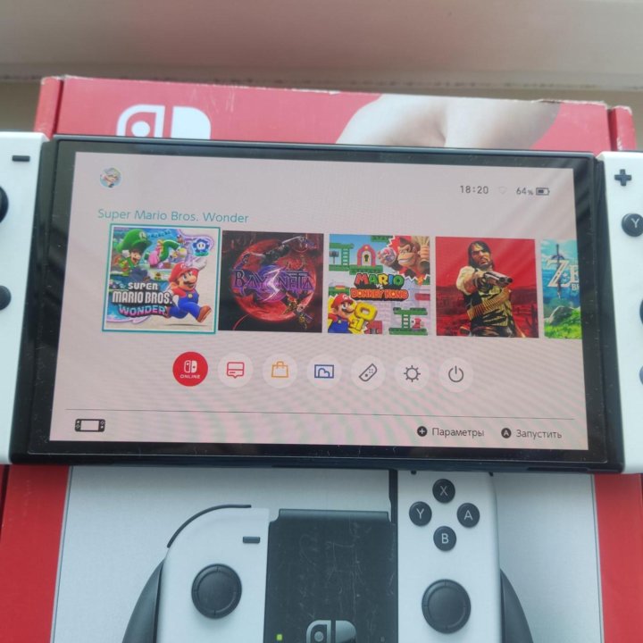 Nintendo Switch Oled 128Gb+1000 игр