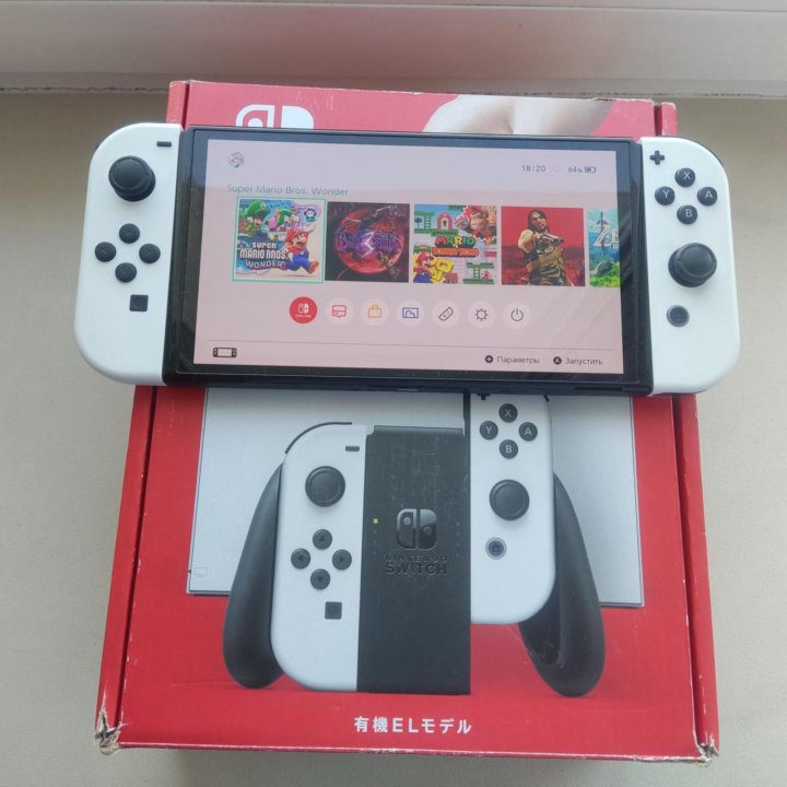 Nintendo Switch Oled 128Gb+1000 игр