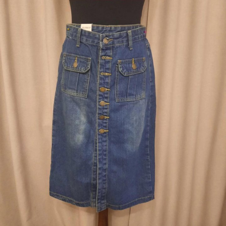 Юбка джинсовая