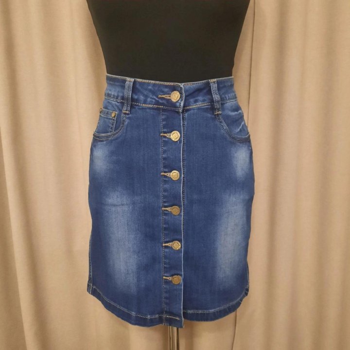 Юбка джинсовая