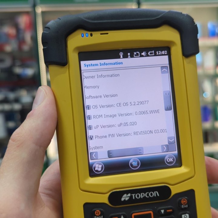 Полевой контроллер TopCon Getac PS336