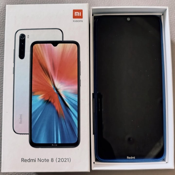 Смартфон Xiaomi Redmi Note 8 2021 64 ГБ синий