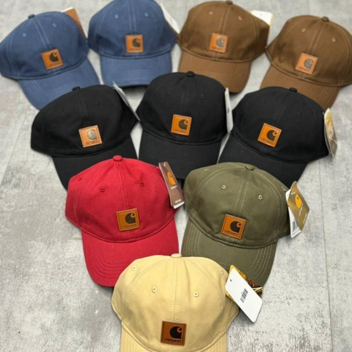 Бейсболка Carhartt, кожаная этикетка 