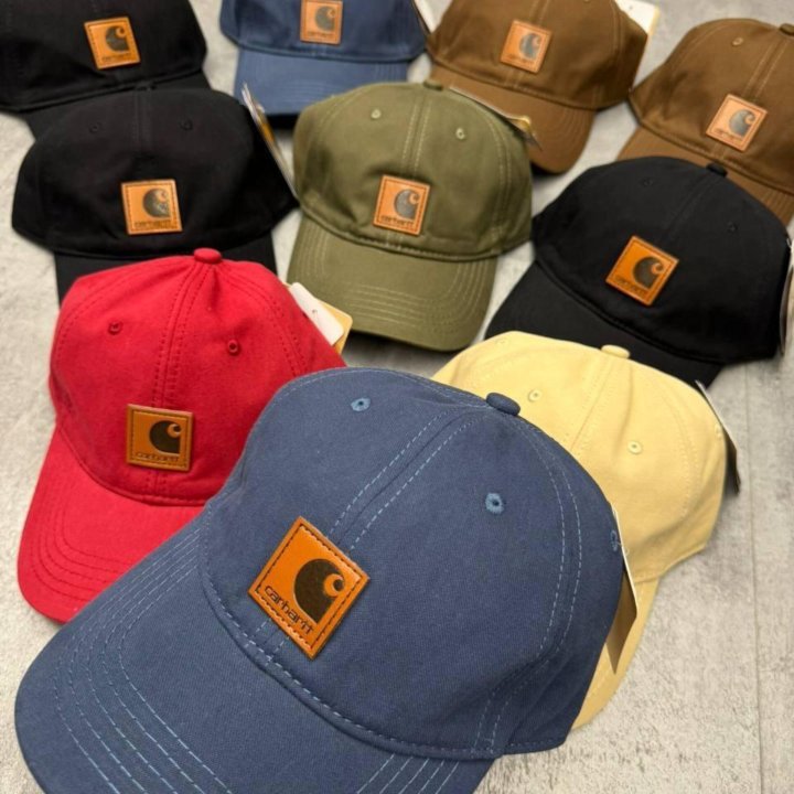 Бейсболка Carhartt, кожаная этикетка 