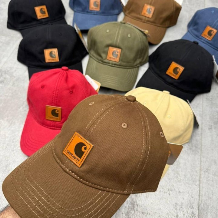 Бейсболка Carhartt, кожаная этикетка 