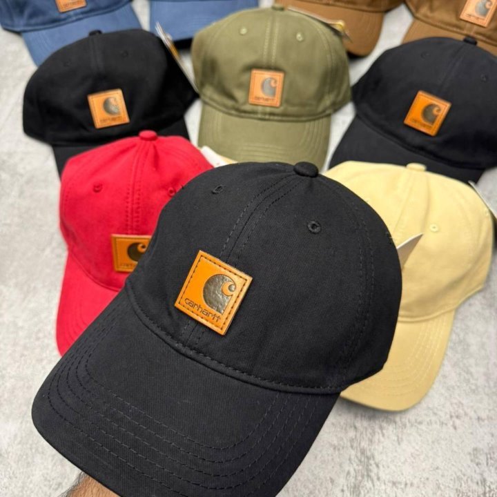 Бейсболка Carhartt, кожаная этикетка 