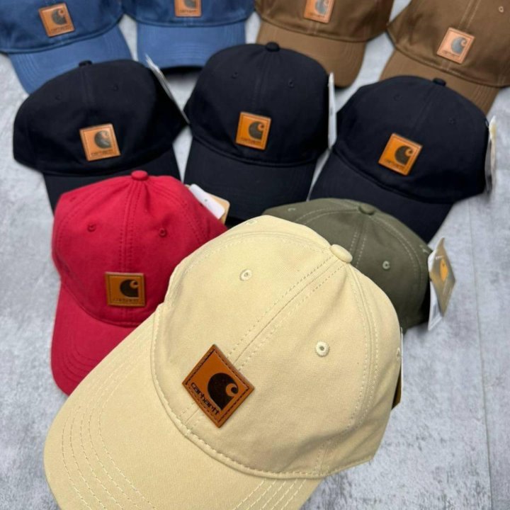 Бейсболка Carhartt, кожаная этикетка 