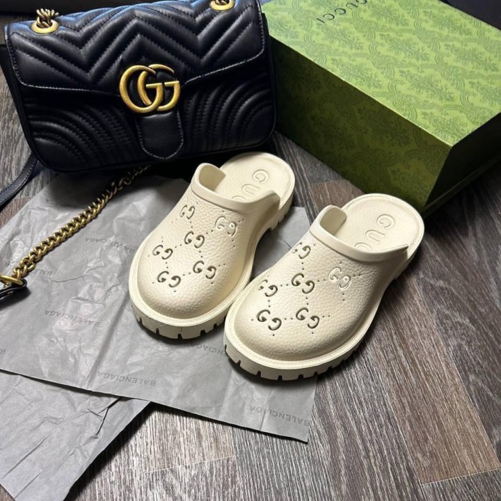 Шлепанцы сабо Gucci