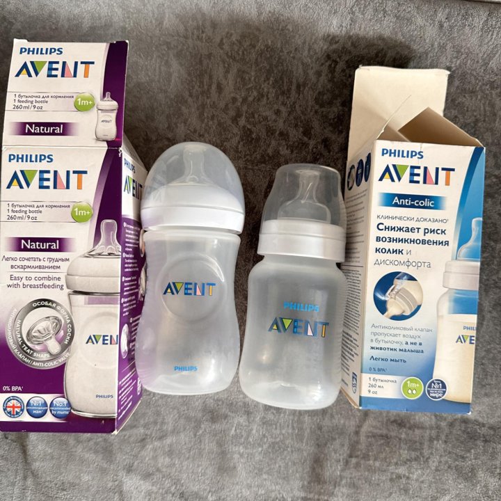 Новые бутылочки авент avent