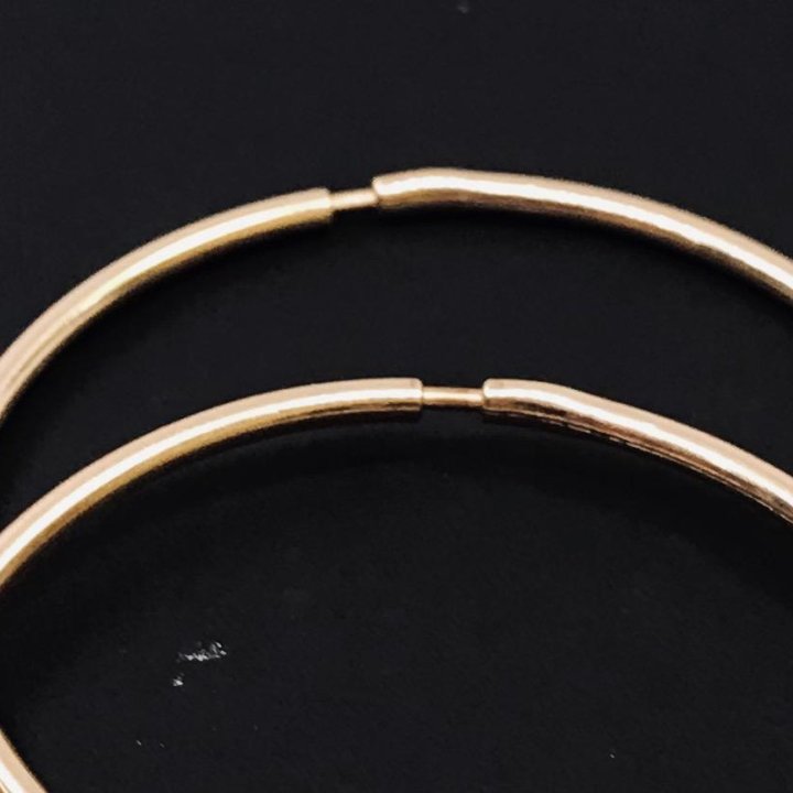 Серьги золото