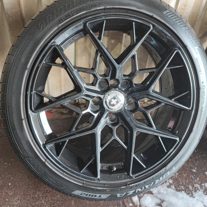 Колеса в сборе HRE, BRIDGESTONE r17 4:100