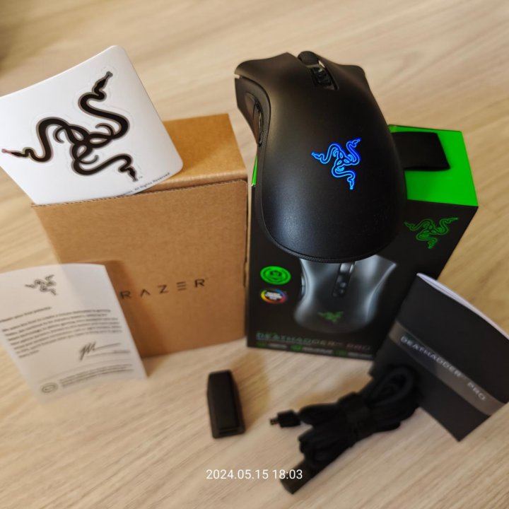 Беспроводная игровая мышь Razer Deathadder v2 pro