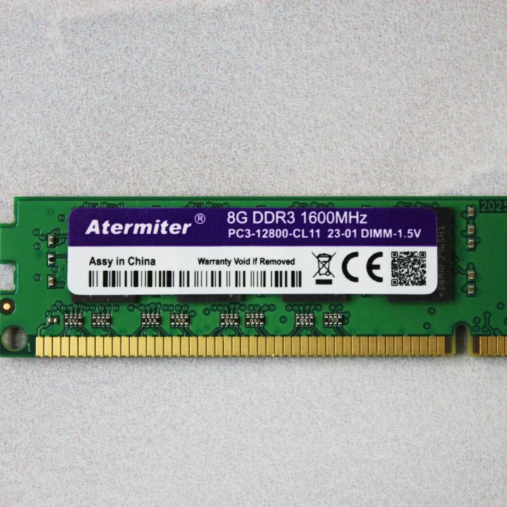 Оперативная память DDR3 8 GB 1600 MHz Atermiter