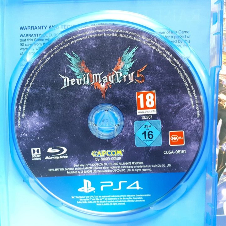 Devil May Cry 5 РS4 бу