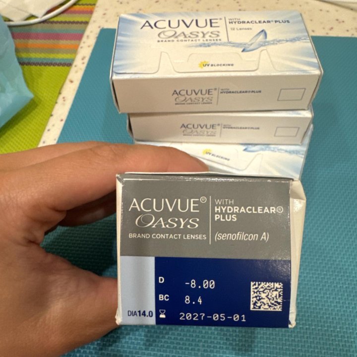 Линзы ACUVUE OASYS -8, -8.8