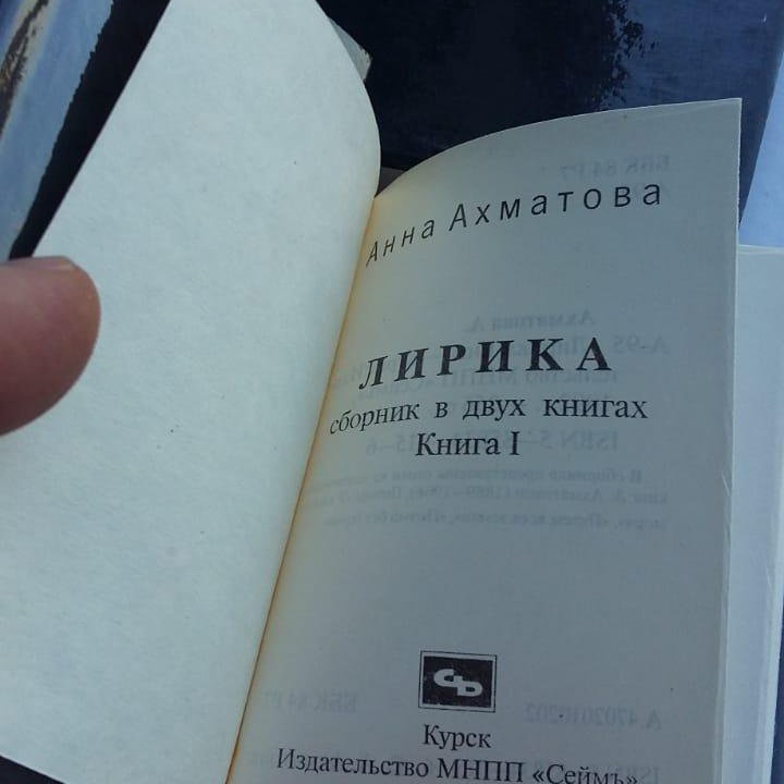 Анна Ахматова 2 тома книжная миниатюра