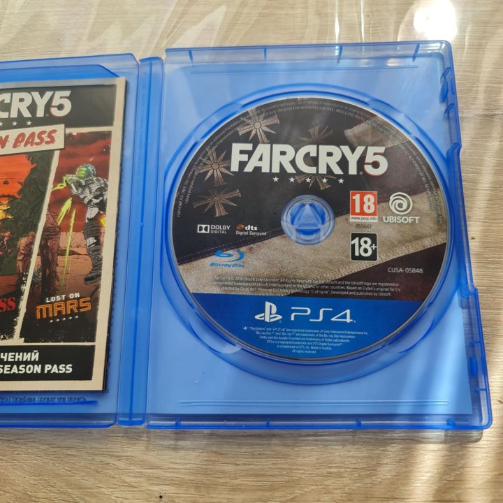 Far Cry 5 Диск  PS4Русский Язык!