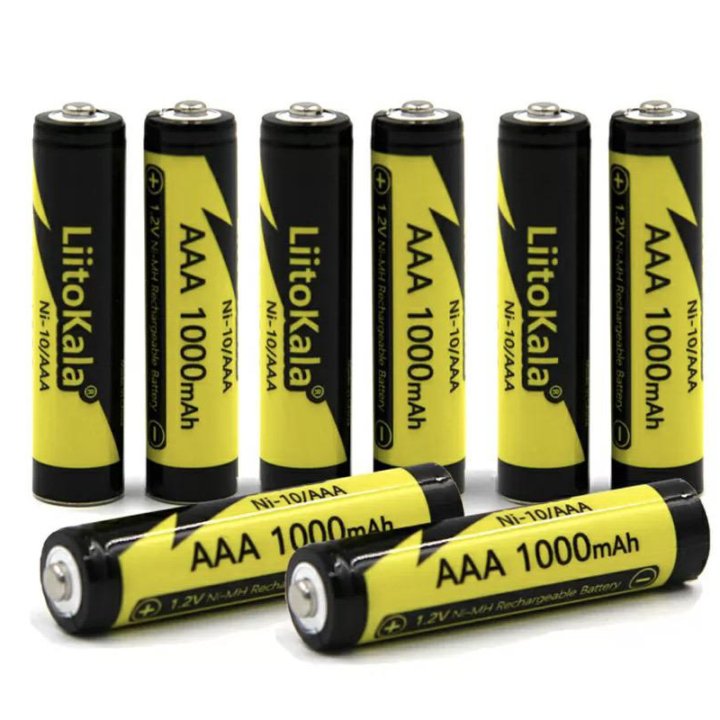 Аккумуляторная батарея AAA LiitoKala Ni-Mh 1000Mah