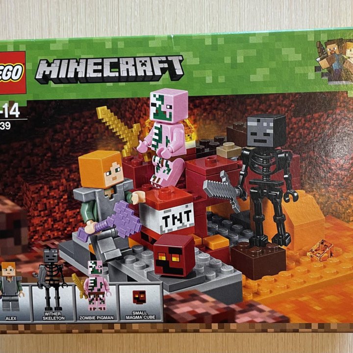 Оригинал Lego Minecraft 21139 Бой в подземелье