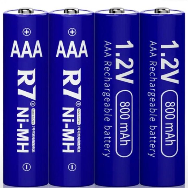 Аккумуляторные батарейки AAA R7 Ni-MH 800mAh 1.2V