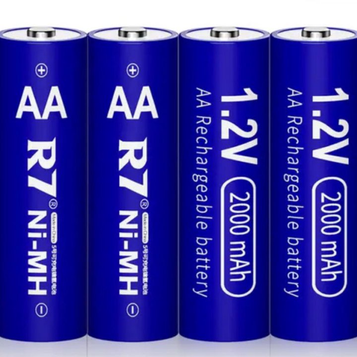 Аккумуляторные батарейки AA R7 Ni-MH 2Ah 1.2V