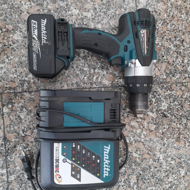 Аккумуляторная дрель MAKITA DHP 458