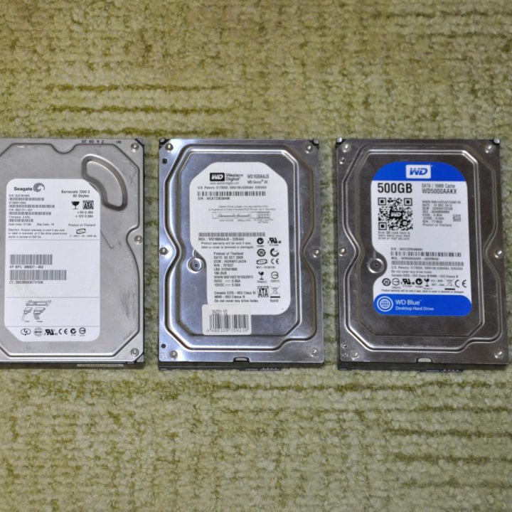 HDD Seagate, WD (3,5'') 80Gb, 160Gb, 500Gb