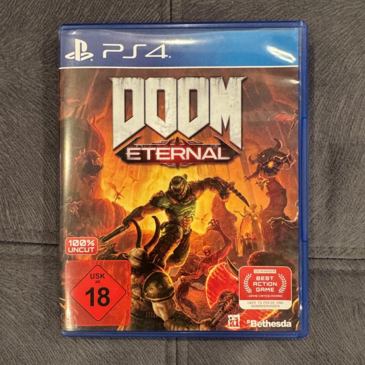 Диск DOOM Eternal для ps4