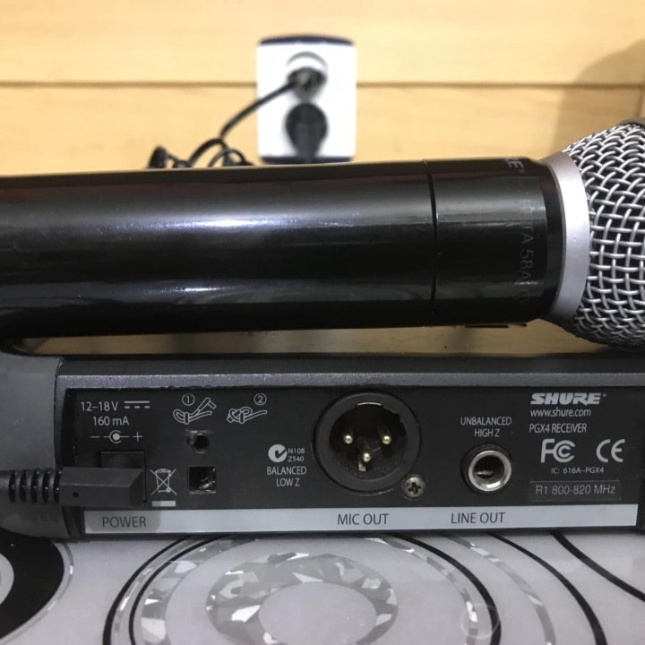 Радиомикрофон Shure pgx 24 beta 58a оригинал