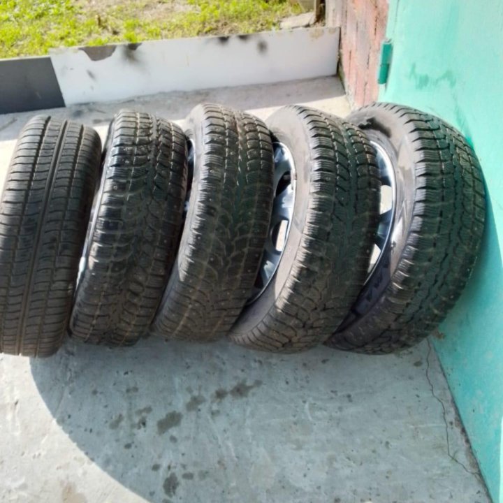 Зимняя резина на литых дисках 175/65 R 14