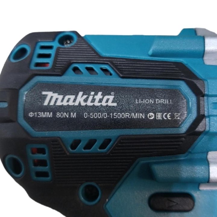 Шуруповерт MAKITA 80Нм аккумуляторный +2акб 128Vf