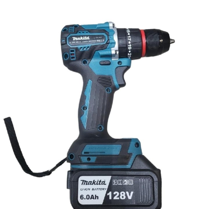 Шуруповерт MAKITA 80Нм аккумуляторный +2акб 128Vf