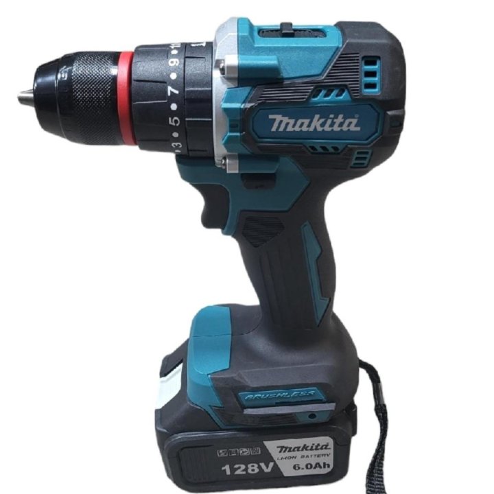 Шуруповерт MAKITA 80Нм аккумуляторный +2акб 128Vf