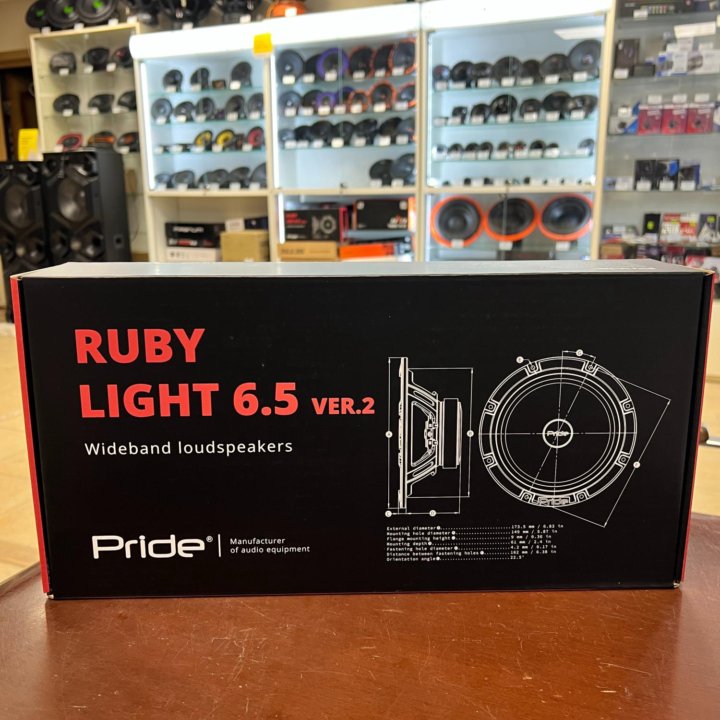 Динамики колонки Pride Ruby Light 6,5 v2