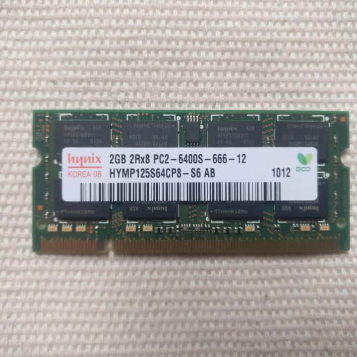 ОЗУ память sodimm DDR2 2GB для ноутбука