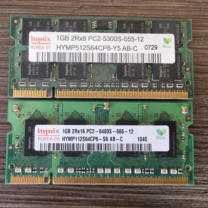 Оперативная память sodimm ddr2 и ddr3